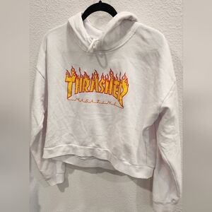 Thrasher cropped sweatshirt. Size Small